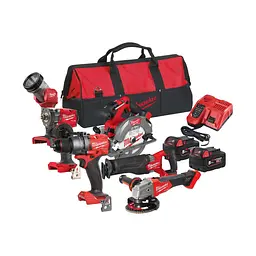 Набір із 6 акумуляторних безщіткових інструментів MILWAUKEE M18 FPP6H3-502B - мініатюра 2