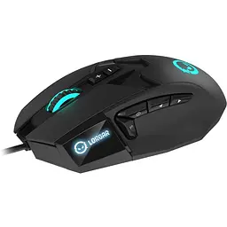 Миша Lorgar Stricter 579 RGB LCD USB Black (LRG-GMS579) - мініатюра 3