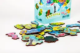 Пазл Мапа України на магніті PuzA4-22926 PuzzleOk - мініатюра 3