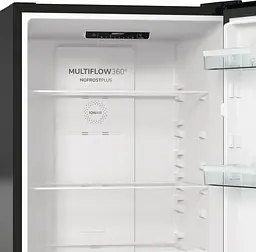 Холодильник Gorenje з нижньою морозильною камерою (NRKE62BXL) - мініатюра 7
