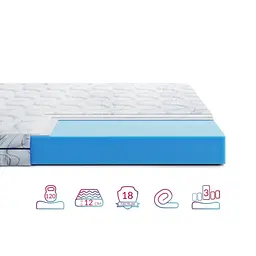 Матрац Highfoam Largo Opti Slim New, ортопедичний двосторонній 160 x 190 см (4820001346893)