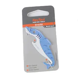 Міні-Мультитул NexTool (KT5521) EDC box cutter Shark Blue, Синій - мініатюра 3