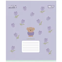 Набір зошитів Yes Miffy Flowers 12 аркушів у клітинку 25 шт. (768708) - мініатюра 4