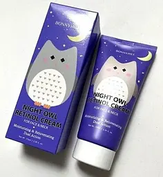 Крем BONNYHILL для обличчя та шиї NIght Owl Retinol з ретинолом 170 мл