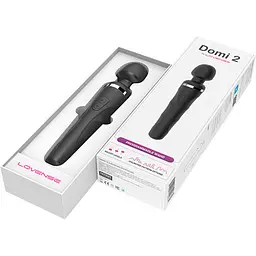 Вібратор Lovense Domi 2 Mini Wand Black SO4089 [104662] - мініатюра 6