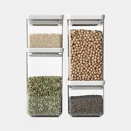 Набір ємностей для зберігання Brabantia Tasty+ 4 шт. світло-сірий (122569) - мініатюра 2