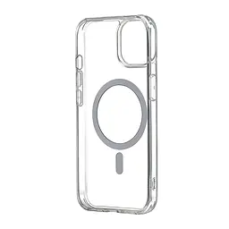 Чохол Silicone Clear Case with MagSafe iPhone 15 Transparent - мініатюра 2