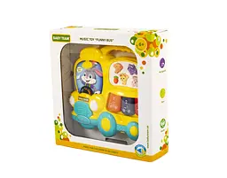 Музична іграшка Baby Team Веселий автобус жовтий (8633_желтый) - мініатюра 5