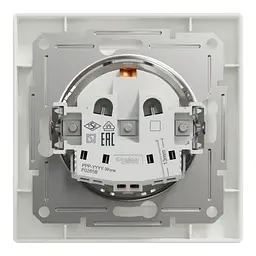 Розетка Schneider Electric ASFORA зі штор. біла (EPH2900221) - мініатюра 4