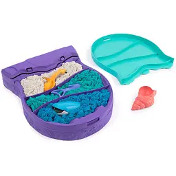 Набір піску для дитячої творчості Kinetic Sand Морські глибини 3 кольори 680 г (71670) - мініатюра 2