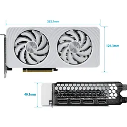 Відеокарта Palit GeForce RTX 5060 біла OC (NE75060U19P1-GB2063M) UA [175221] - мініатюра 3