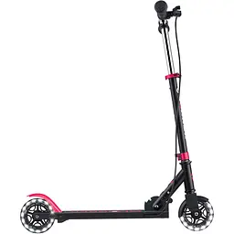 Самокат Globber Flow Element Junior Lights 50 кг чорно-рожевий (729-110) - мініатюра 2