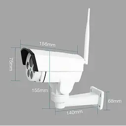 Камера вулична Boavision B989W поворотна PTZ з 5Х наближенням Wifi 5 Мп (100652) - мініатюра 6
