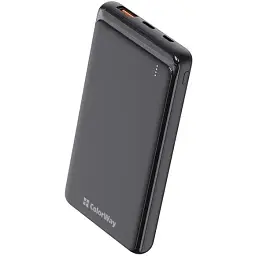 Універсальна мобільна батарея ColorWay Slim PD 10000mAh Black (CW-PB100LPG3BK-PD)