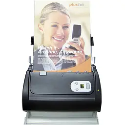 Сканер А4 Plustek SmartOffice PS286 Plus (600dpi 48bit 25стор/хв LED DADF протяжний потоковий) - мініатюра 3