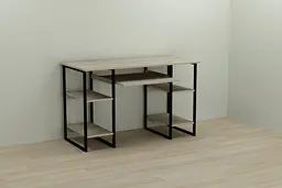 Комп'ютерний стіл Ferrum-decor Тім 75x140x70 чорний ДСП Дуб Сонома 16мм (FRD-103981) - мініатюра 6