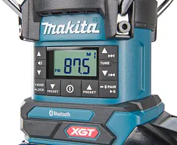 Радіоприймач з ліхтарем акумуляторний Makita MR010GZ (XGT, Bluetooth, USB, 3 Вт, 310 Лм, без акумуляторів та зарядного пристрою) - мініатюра 4