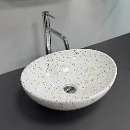 Умивальник VBI Parma накладний 41.5x33.5 см mosaic glossy VBI-011029 - мініатюра 2