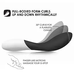 Вібратор Lelo Mona Wave 19.5 см чорний - мініатюра 3