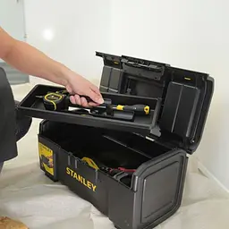 Ящик для інструменту Stanley Line Toolbox 16" пластмасовий 39.4x22x16.2 см (1-79-216) - мініатюра 3