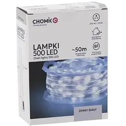 Гірлянда електрична Chomik на котушці 500 лампочок 52.9 м холодний білий (5900779880122) - мініатюра 5
