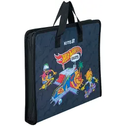 Папка - портфель Kite на блискавці A4 Hot Wheels, 1 відділення (HW25-202) - миниатюра 3