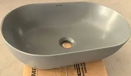 Умивальник накладний Mixxus Premium Ellipse-0109 500x300x140 мм MP6653, Графит - мініатюра 3