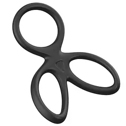 Ерекційне кільце Erospace Men’s Play Triple Silicone Cock Ring B14 - мініатюра 6