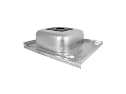 Мийка накладна Brinex 600х500х160мм 1 6050-L, Satin 0,6мм BRIN6050LSAT06 - мініатюра 5