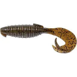 Силікон Keitech Flapper Grub 4" #101 Green Pumpkin PP. (7 шт/уп)
