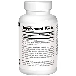 Альфа-ліпоєва кислота Source Naturals Alpha Lipoic Acid 600 мг 30 капсул - мініатюра 2