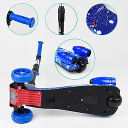 Самокат дитячий Best Scooter 60х82х64 см Синій 000231577 - мініатюра 3