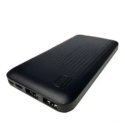 Портативний акумулятор - повербанк XO PB301 10000 mAh чорний - мініатюра 3