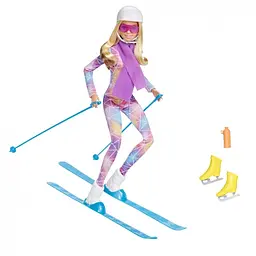 Лялька-лижниця Barbie Зимові види спорту, 30 см (HGM73) - мініатюра 3