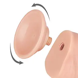Фалоімітатор Sliding-Skin Dual Layer Dong 8'' Flesh 20.8 см тілесний - мініатюра 6