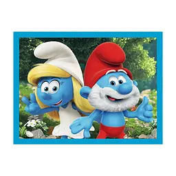 Пазл Trefl The Smurfs Смурфикам весело 2 in 1+memos (5900511936568) - мініатюра 2
