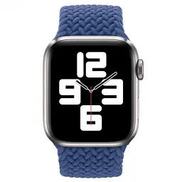 Ремінець Braided Solo Loop Band для Apple Watch 38/40/41mm Atlantic Blue Size 4 132mm [53999] - мініатюра 2