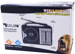 Радіоприймач акумуляторний Golon RX-607 AC - мініатюра 4