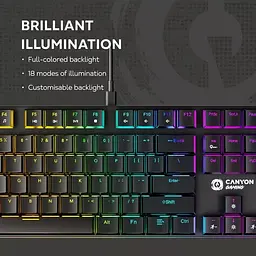 Клавіатура Canyon Cometstrike GK-55 EN Wired (CND-SKB55-US) - мініатюра 8