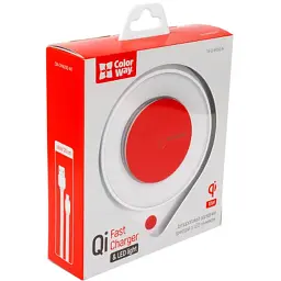 Зарядний пристрій ColorWay Qi Fast Charger (10W)& LED bedside lamp (CW-CHW20Q-WT) - мініатюра 11