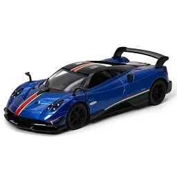 Металева інерційна легкова модель Pagani Huayra BC 2016 5" з принтом, відкриваються двері (В асортименті)