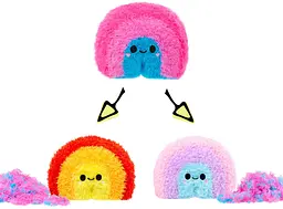 М'яка іграшка-антистрес Fluffie Stuffiez Пухнастий сюрприз Веселка (593447-1) - мініатюра 3