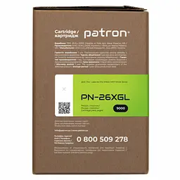 Картридж Patron HP LJ CF226X GREEN Label (PN-26XGL) - мініатюра 3