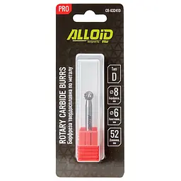 Борфреза Alloid Building Tools твердосплавна по металу тип D 8 мм (CB-63241D) - мініатюра 4