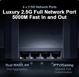 Роутер Wi-Fi 7 Xiaomi BE7000 RC06 DVB4359CN 7000 mbit/s + перехідник - мініатюра 7