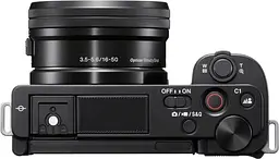 Бездзеркальний фотоапарат Sony ZV-E10 Kit 16-50mm f3.5-5.6 OSS Black (ILCZVE10LB.CEC) [88779] - мініатюра 5