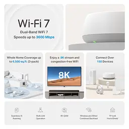Точка доступу Wi-Fi TP-Link DECO-BE22-3-PACK - мініатюра 5