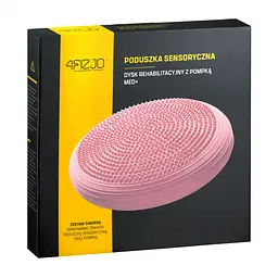 Балансувальна подушка-диск 4FIZJO MED+ 33 см (сенсомоторна) масажна Pink 4FJ0316 (P-5907739313829) - мініатюра 5