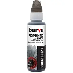 Чорнило Barva Epson 115 100 мл, BК pigmented, OneKey (1K) (E115-865-1K)