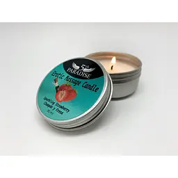 Арома свічка Erotic Massage Candle Sparkling Strawberry 30ml 5th Paradise 810-00113 102481 - мініатюра 1